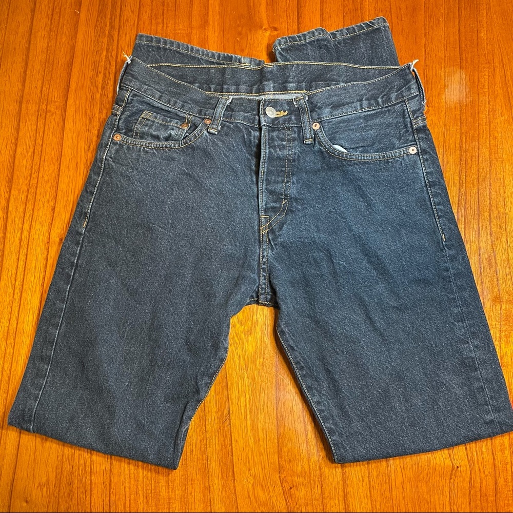 &Denim by H&M button fly straight regular waist jeans